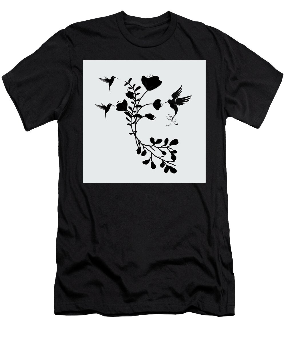 Bird in Black Anahis Piar Art T-Shirt