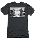 Bison History North Dakota State University Ndsu Ceres Hall Fargo Black and White Dmr Filho T-Shirt