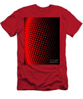 Black and Red Halftone Dot Background Bigalbaloo Stock T-Shirt