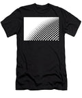 Black and White Abstract Halftone Polka Dot Pattern Petite Patterns T-Shirt