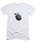 Black and White Apple Stencil About Passion Art T-Shirt