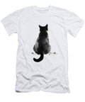 Black Cat Sitting Lauras Creations T-Shirt