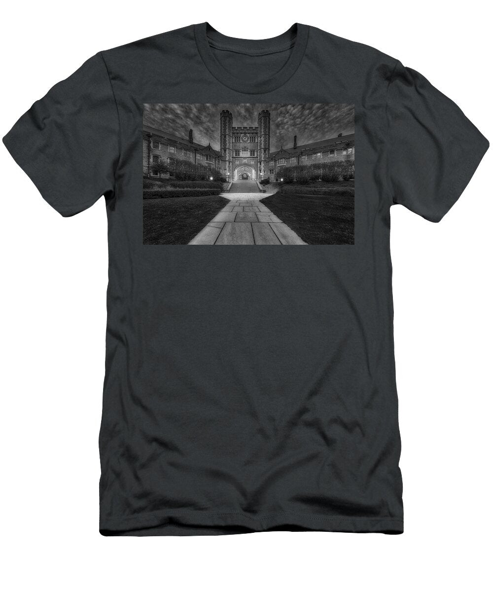 Blair Hall Princeton University Bw Susan Candelario T-Shirt