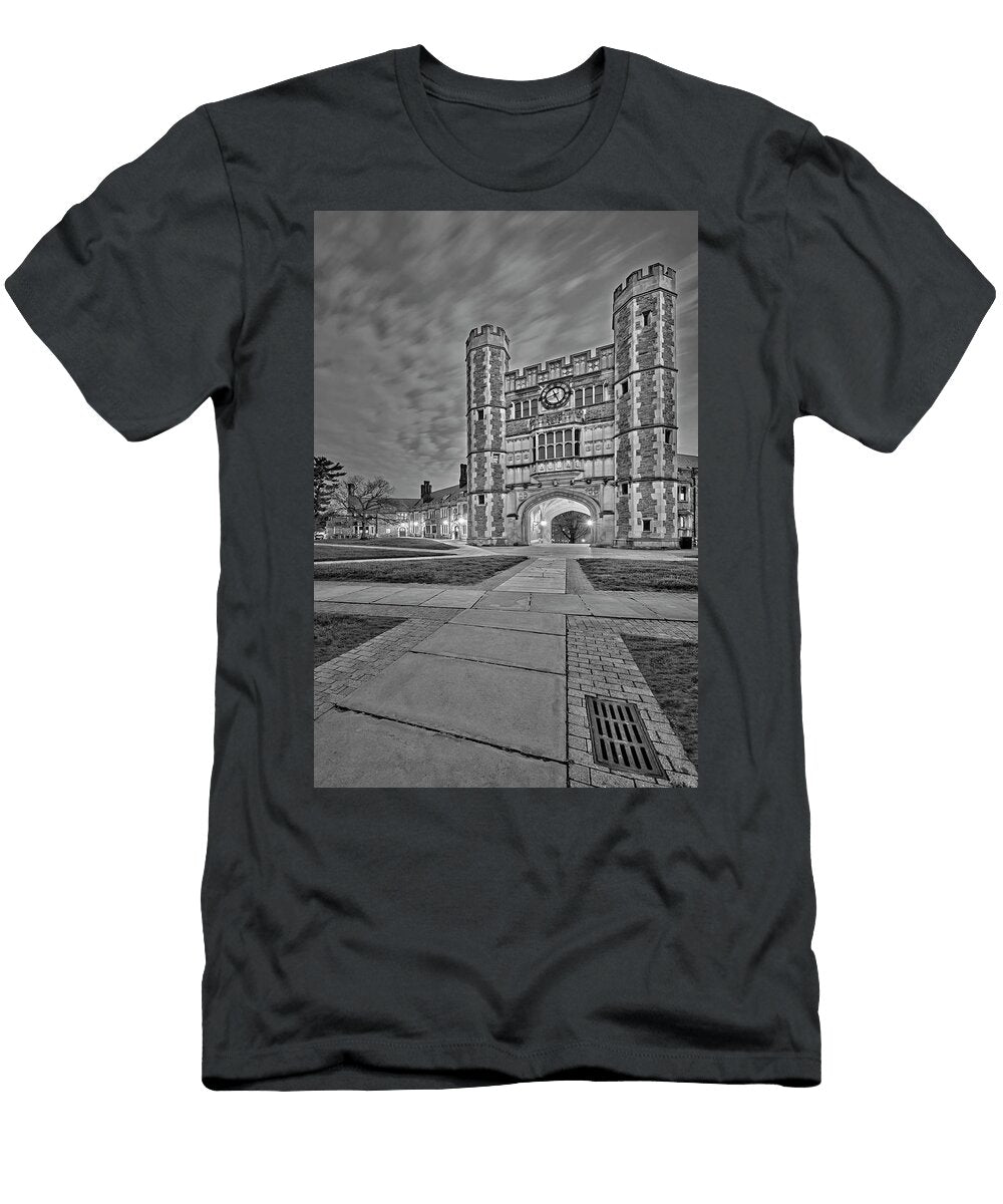Blair Hall Princeton University Nj Bw Susan Candelario T-Shirt