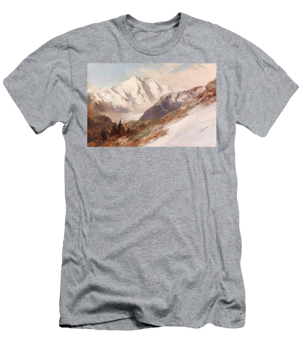 Blick Auf Die Nordseite Des Grossglockners Edward Theodore Compton German T-Shirt