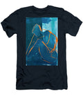 Blue Abstract Figure Study Felix Broennimann T-Shirt