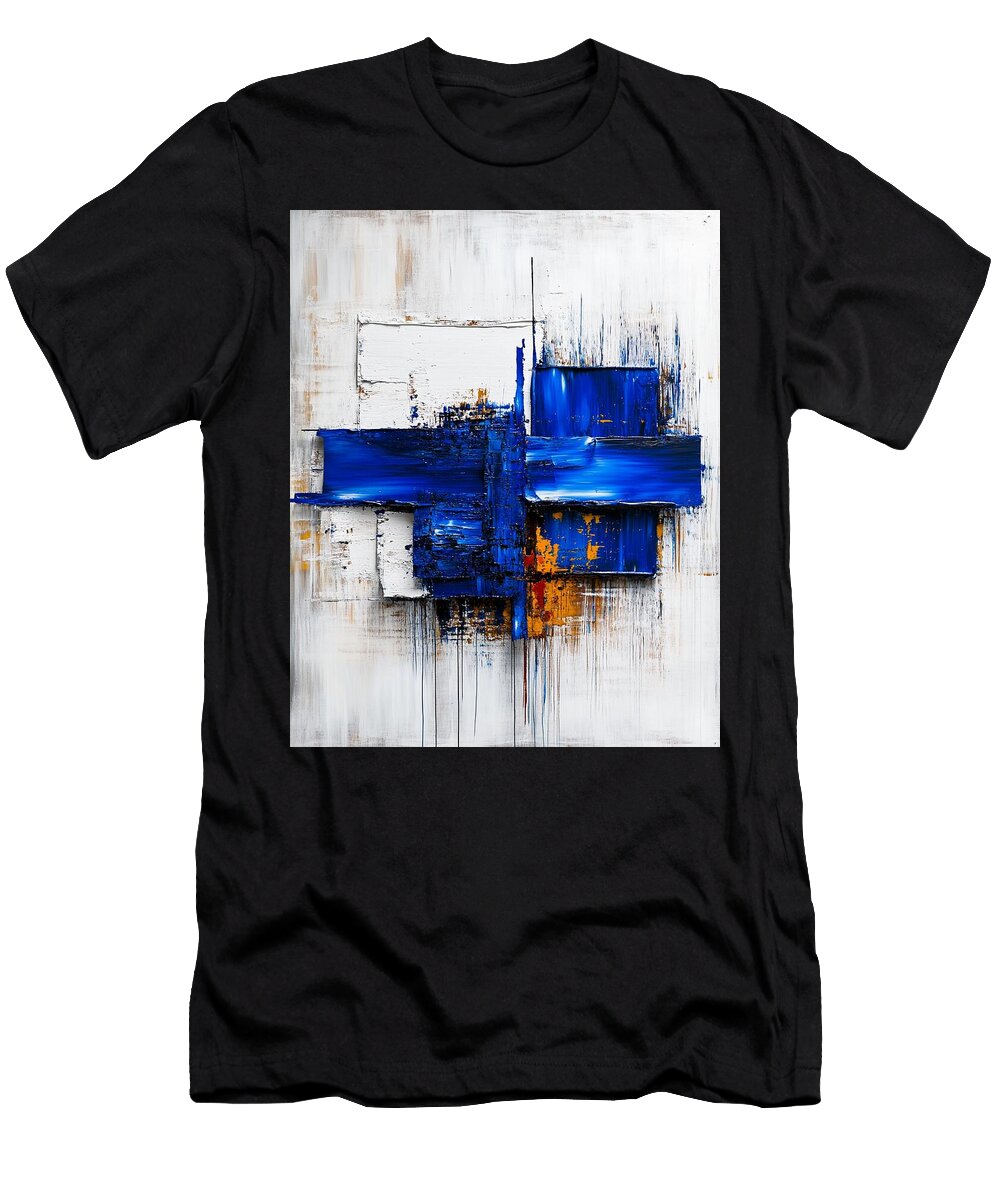 Blue Devil Abstract Noah Parker T-Shirt