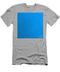 Blue Halftone Abstract Background Bigalbaloo Stock T-Shirt