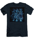 Blue Neon Dancing Women Alfie Carter T-Shirt