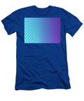 Blue Purple Abstract Lines Daniel Reiner T-Shirt