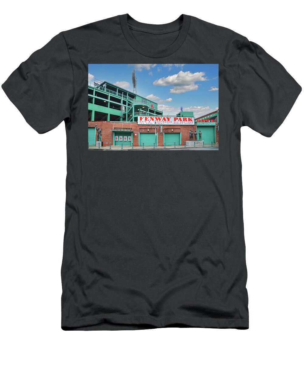 Blue Skies Over Fenway Park Bill Cannon T-Shirt