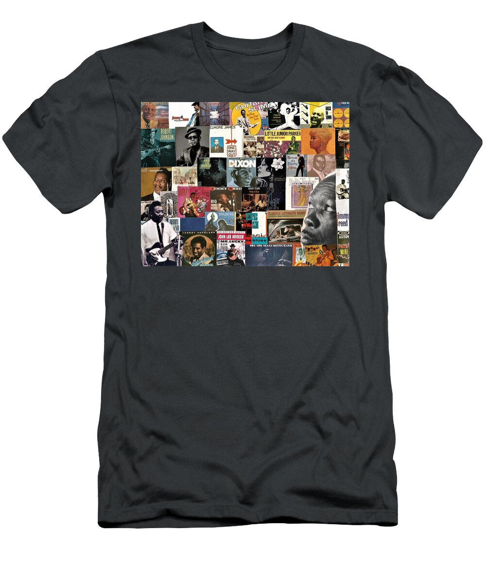 Blues Music Collage 2 Doug Siegel T-Shirt