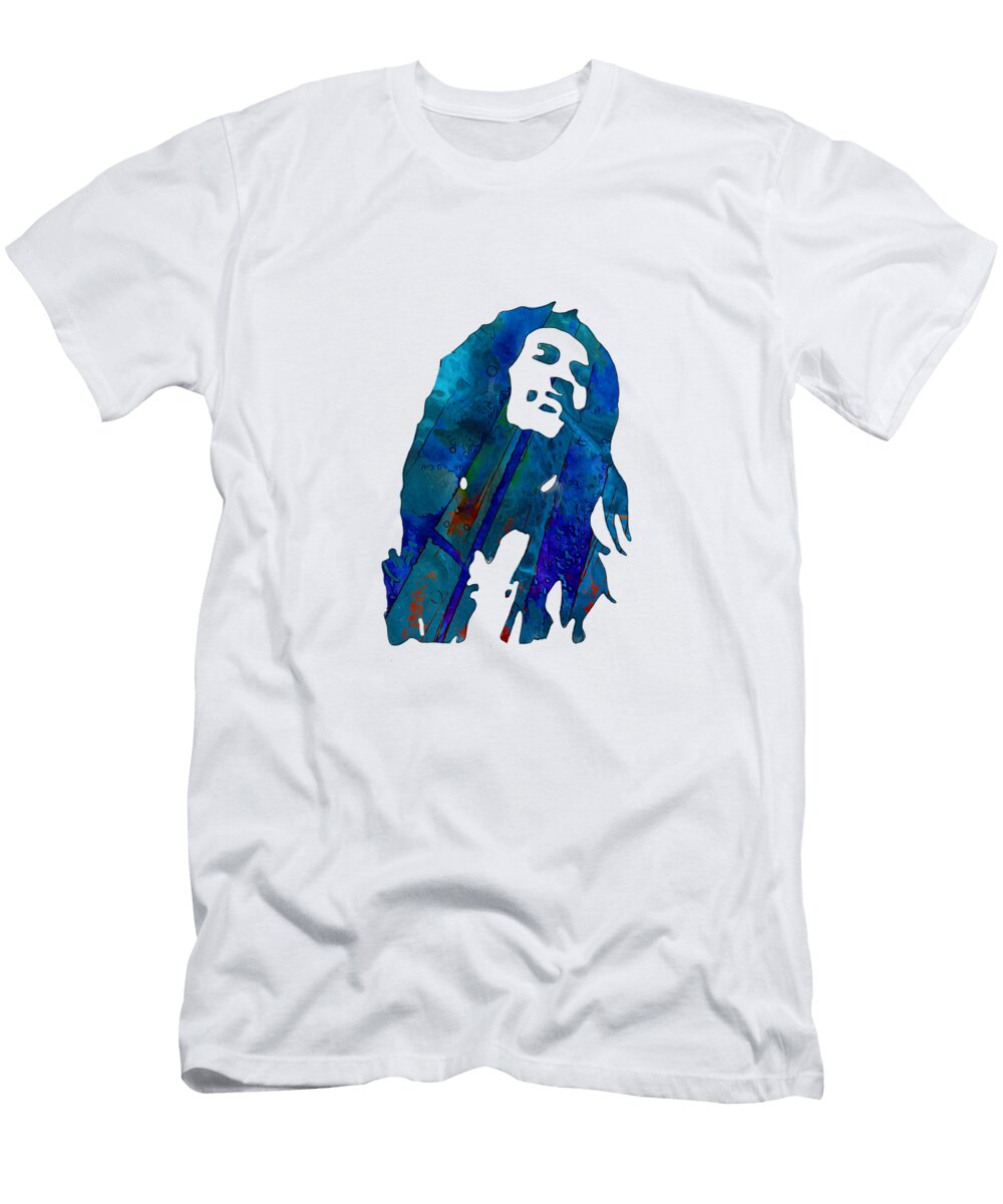 Bob Marley Silhouette 2 Eileen Backman T-Shirt