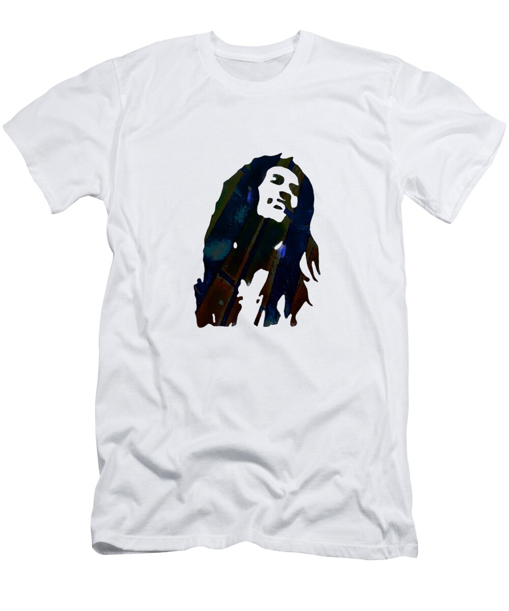 Bob Marley Silhouette 3 Eileen Backman T-Shirt