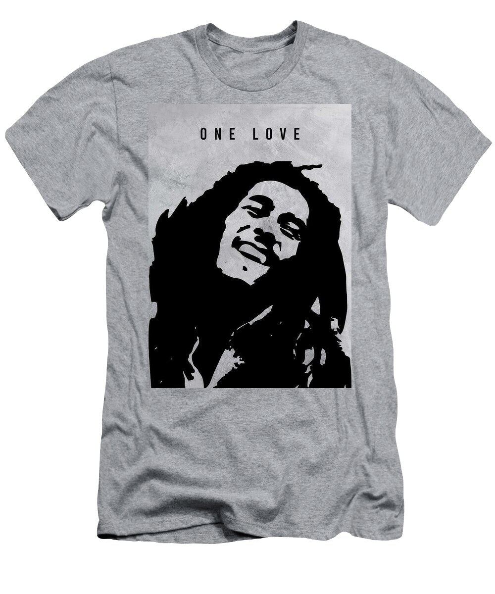 Bob Marley Stencil Portrait Art Street Graffiti Travel Poster Art Print T-Shirt