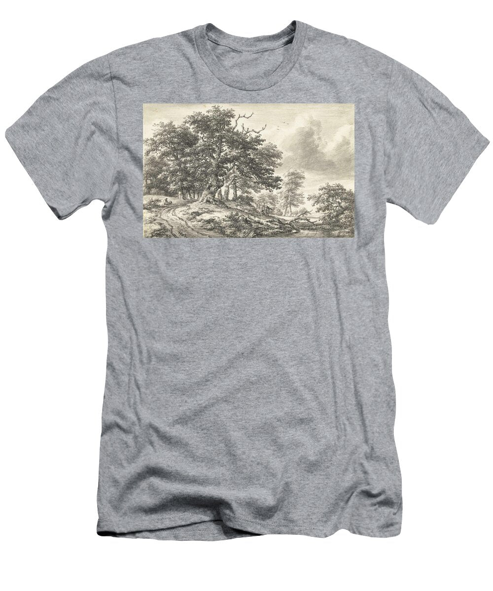 Boslandschap Met Grote Boom Jacob Van Ruisdael T-Shirt