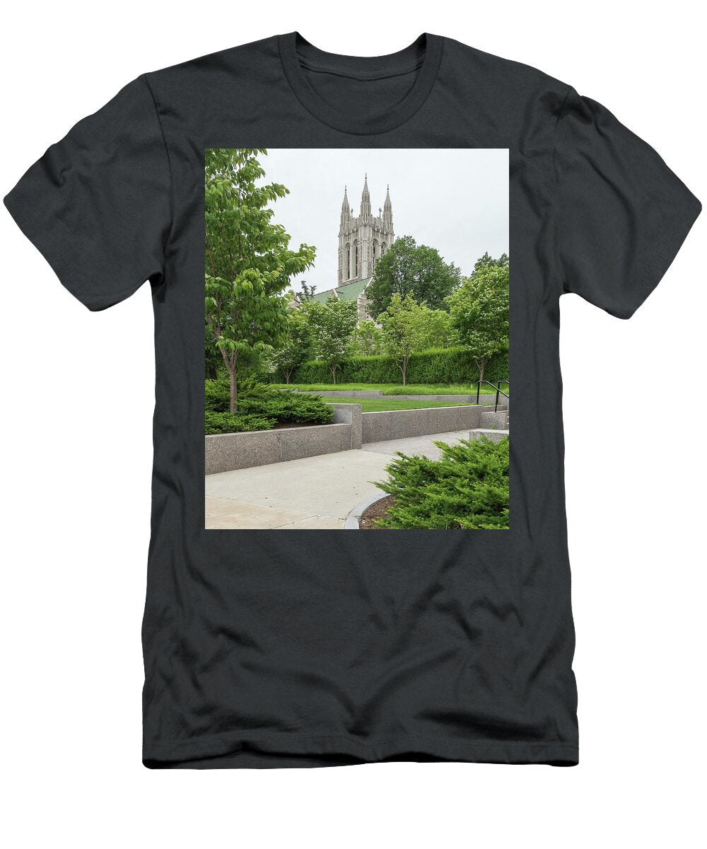 Boston College in Chestnut Hill Panoramic Images T-Shirt