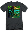 Bowdoin Aqua Bike Modern Art T-Shirt