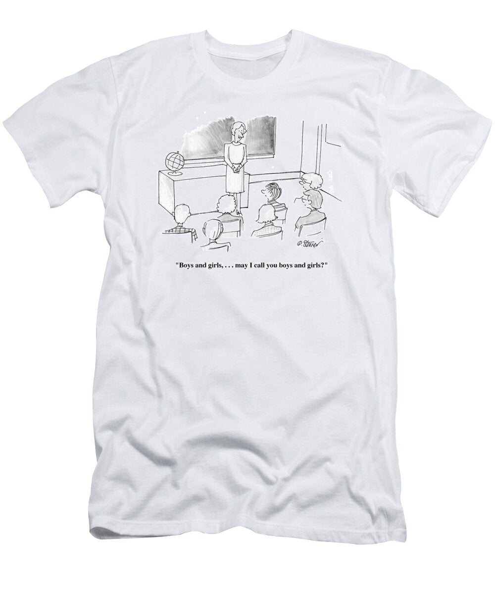 Boys and Girlsmay I Call You Boys and Girls Peter Steiner No Index T-Shirt