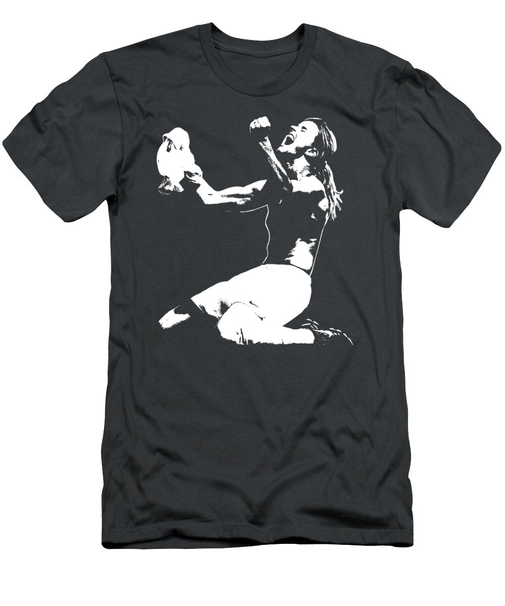 Brandi Chastain Victory Pose the White Stencil Roberts Julie T-Shirt