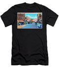 Brattle Street Harvard University Cambridge Massachusetts Retro Vintage Poster Carol Japp T-Shirt