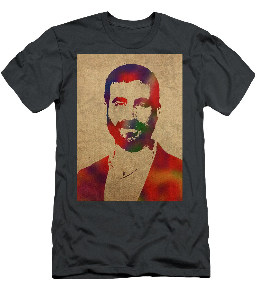 Brett Goldstein Watercolor Portrait Design Turnpike T-Shirt