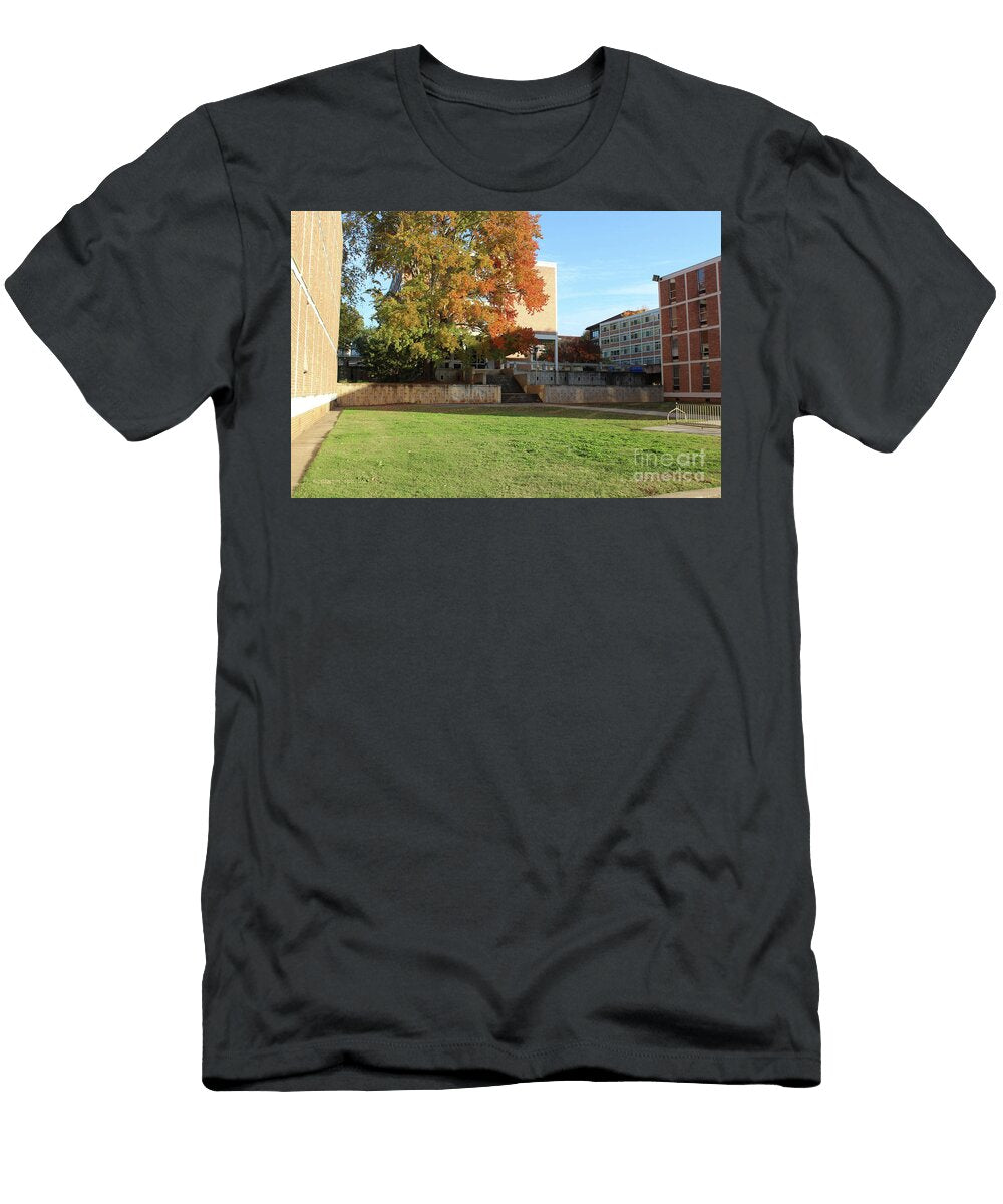 Bright Leaves Empty Yard Robert M Seel T-Shirt