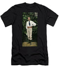 British Author Robert Louis Stevenson 1850 1894 in Samoa About 1890 Hand Colored Halftone Reproduction of a 19th Century Photograph American School T-Shirt
