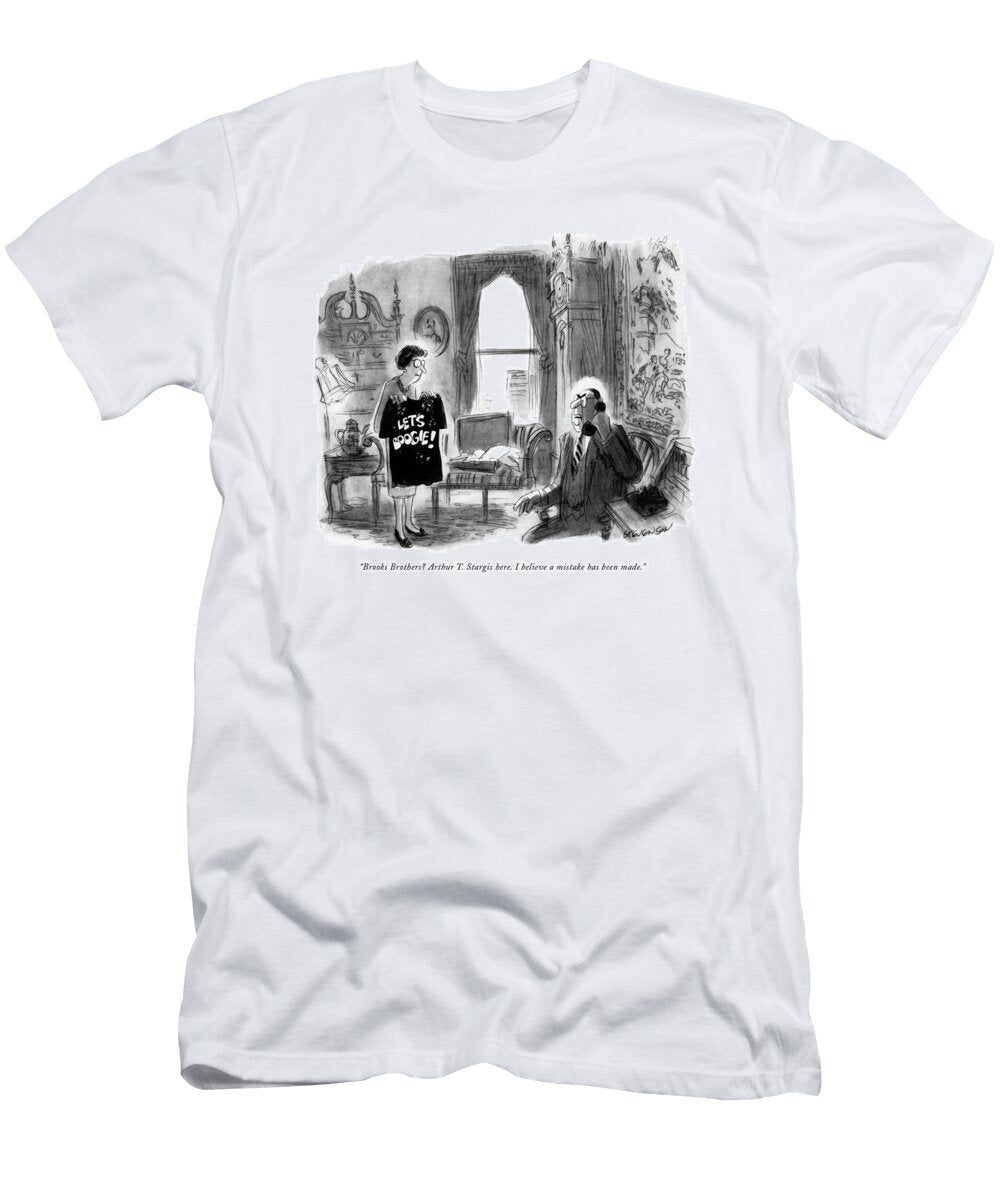 Brooks Brothers Arthur T Stargis Here James Stevenson T-Shirt