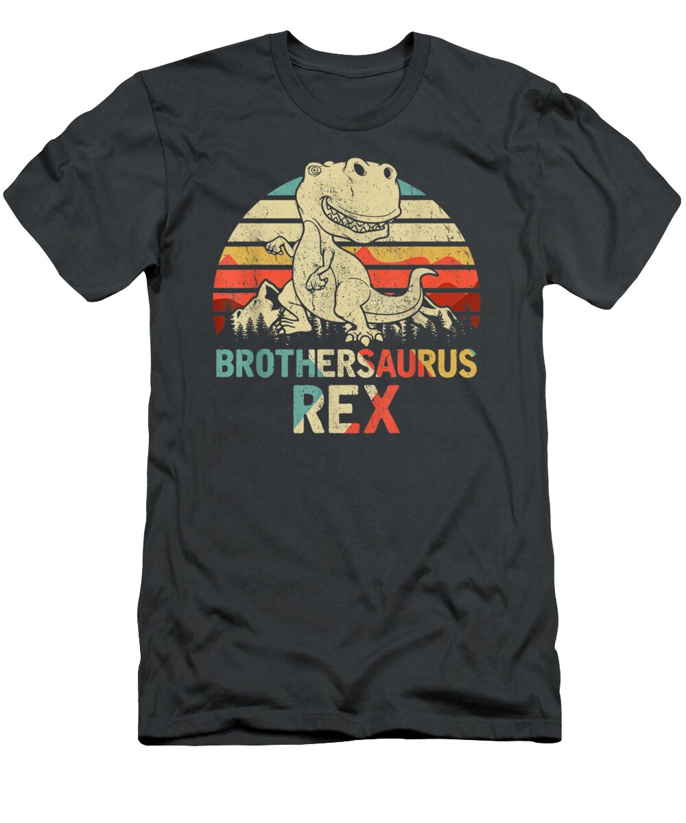 Brothersaurus Rex Dinosaur Fathers Day Junior Muna T-Shirt