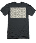 Brown and Cream Minimal Line Art Pattern Petite Patterns T-Shirt