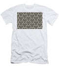 Brown and Cream Ornamental Shape Pattern 2 Petite Patterns T-Shirt