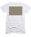 Brown and Tan Minimal Square Line Art Pattern Petite Patterns T-Shirt