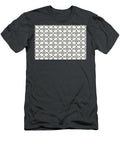 Brown and White Minimal Line Art Pattern 4 Petite Patterns T-Shirt