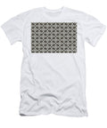 Brown and White Minimal Line Art Pattern 4 V2 Petite Patterns T-Shirt