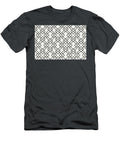 Brown and White Minimal Line Art Pattern Petite Patterns T-Shirt