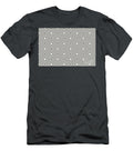 Brown and White Minimal Square Line Art Pattern V2 Petite Patterns T-Shirt