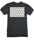 Brown and White Ornamental Shape Pattern 4 Petite Patterns T-Shirt