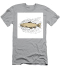 Brown Trout Waves Tattoo Aloysius Patrimonio T-Shirt