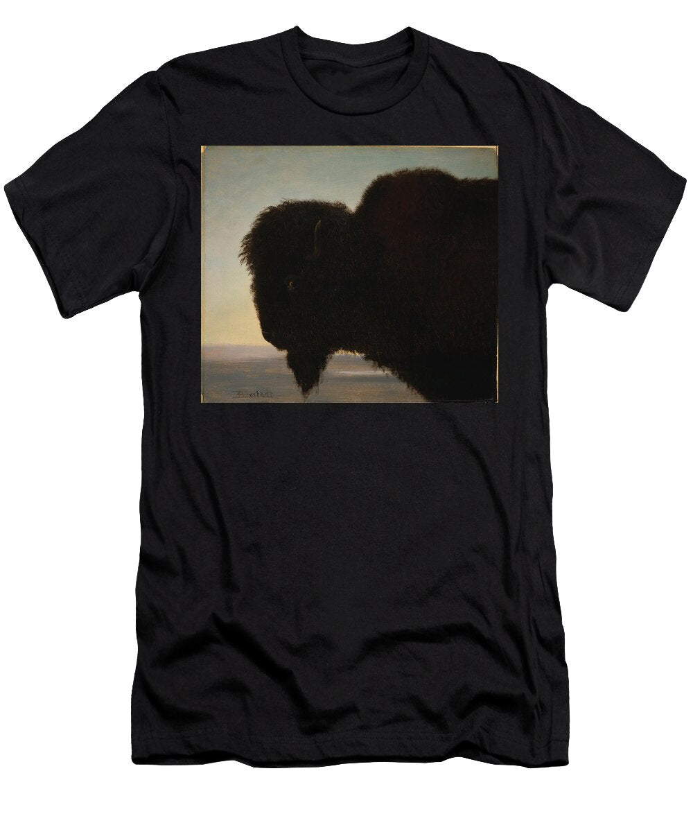 Buffalo Head Albert Bierstadt T-Shirt