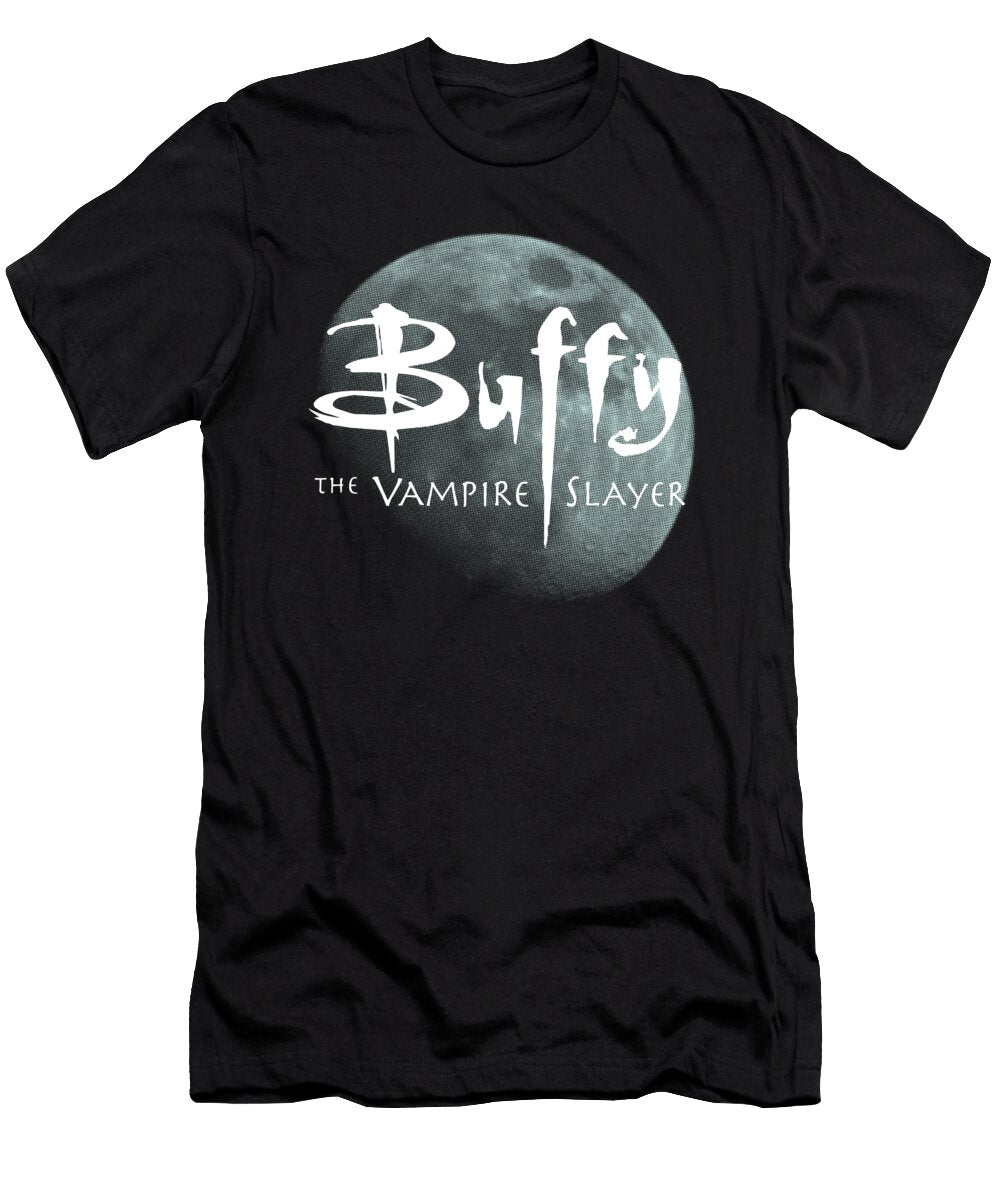 Buffy the Vampire Slayer Halftone Logo Ao Design T-Shirt