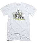 Building on College Campus and Students Csa Images T-Shirt