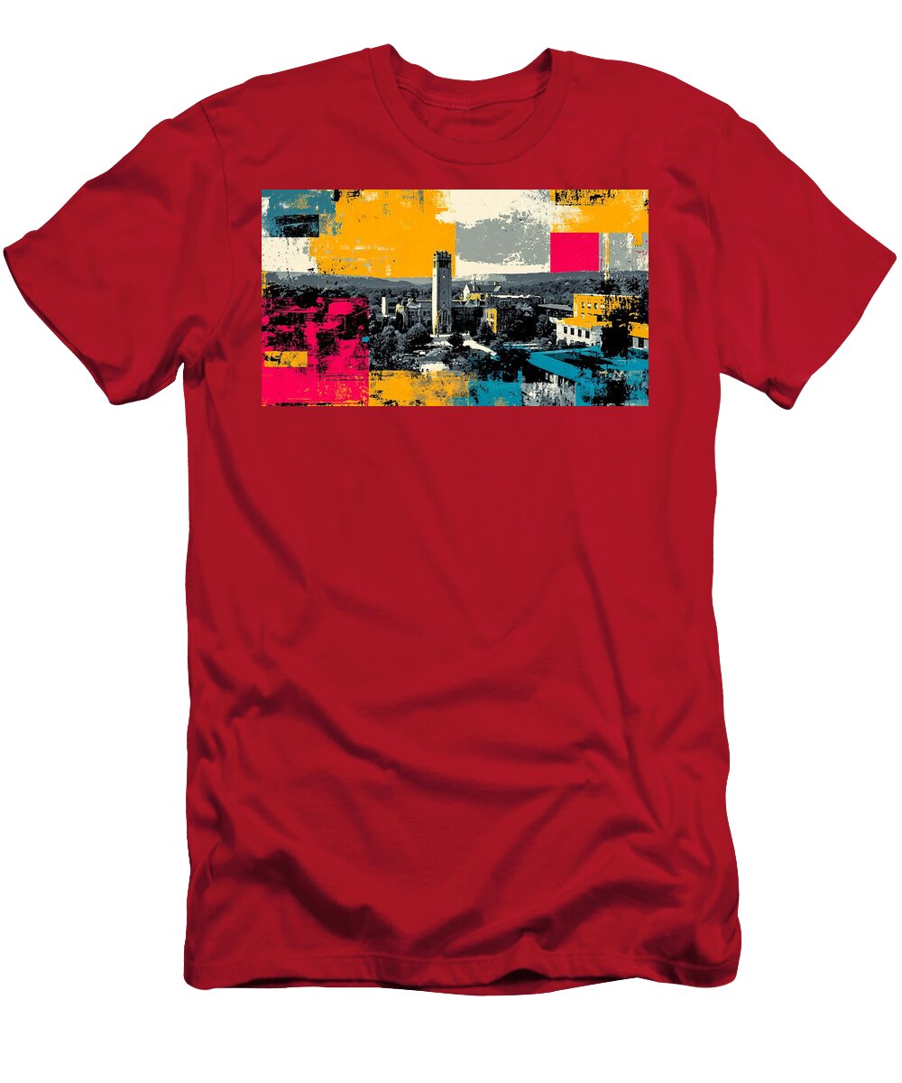 Buildings Cornell University Ithaca New York Academic Institution Art City Hollie Love T-Shirt