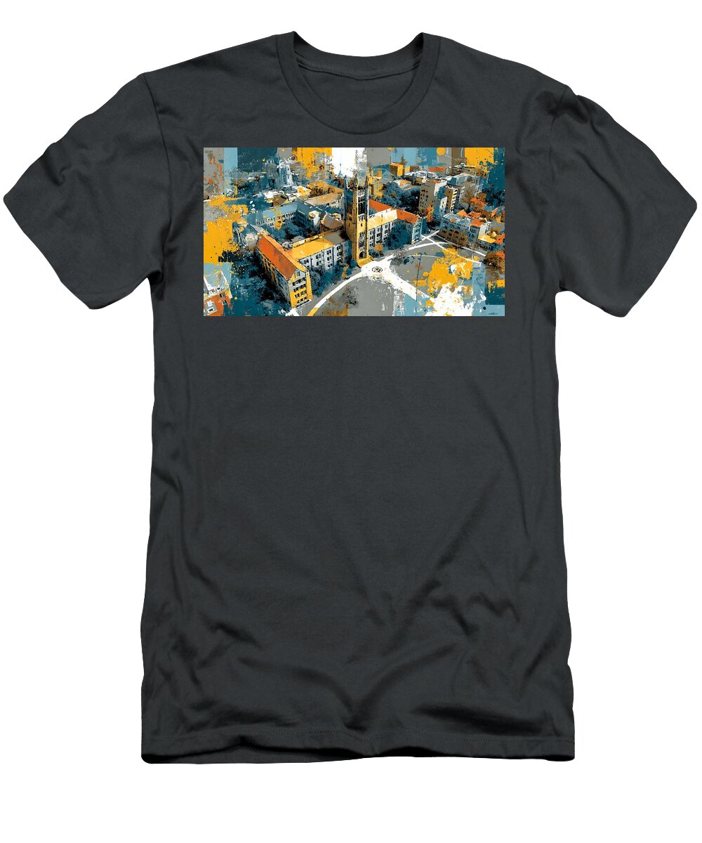 Buildings Washington University St Louis Campus Missouri Art Abstract Hollie Love T-Shirt