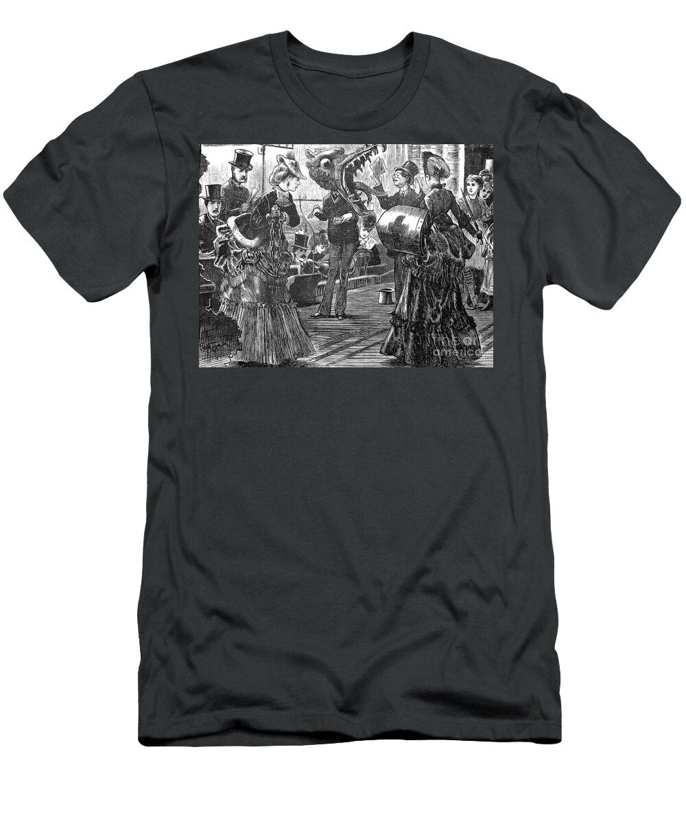 Burlesque Rehearsal Dragon on Stage Pete Klinger T-Shirt