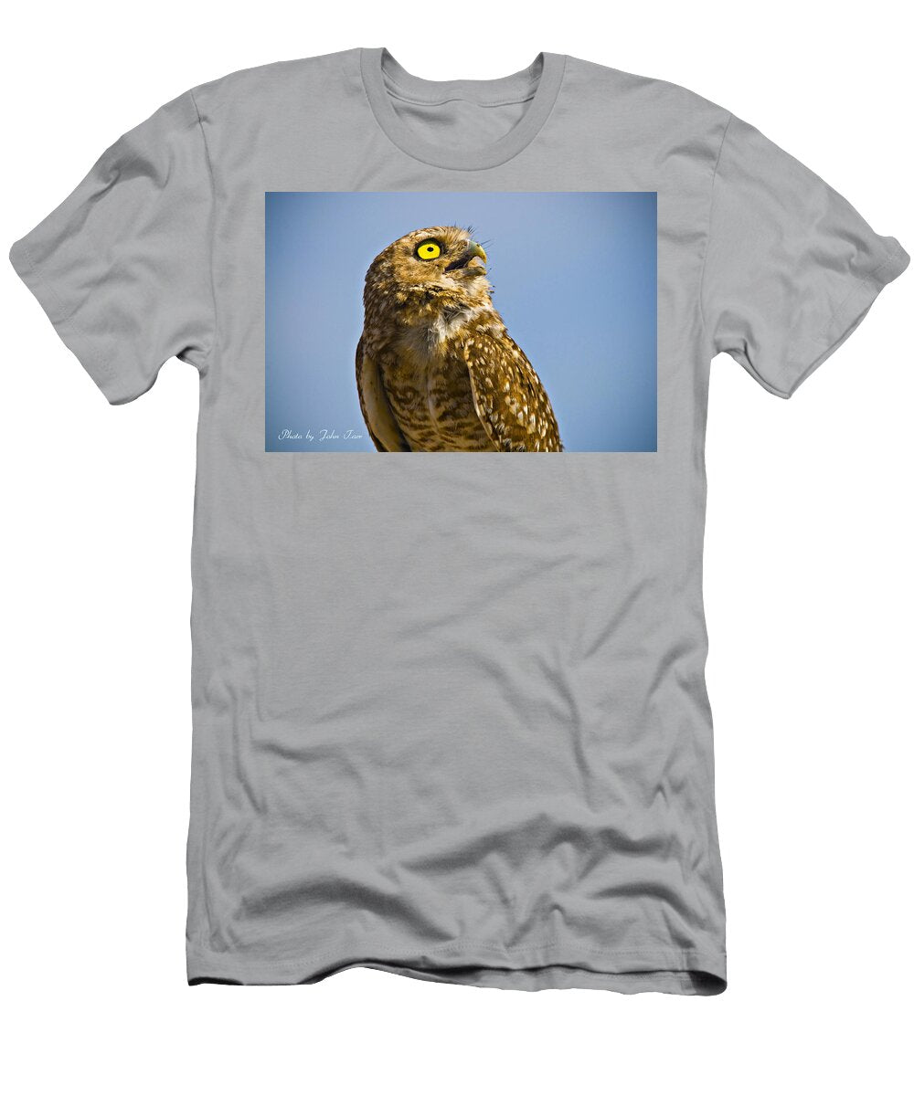 Burrowing Owl on the Lookout John Tarr Photography Visual Adventurer T-Shirt