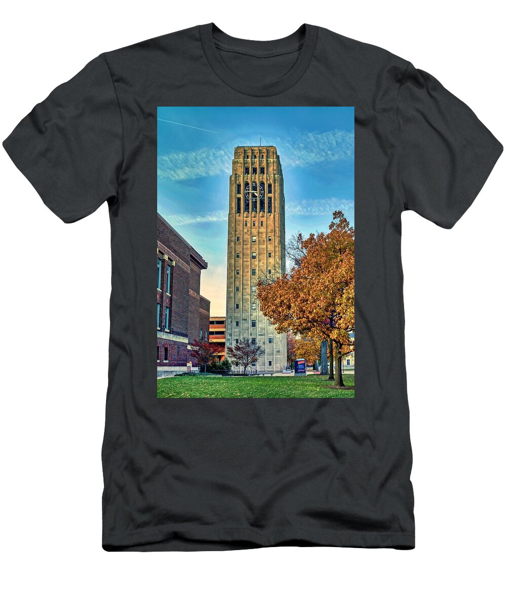 Burton Memorial Tower University of Michigan Mountain Dreams T-Shirt