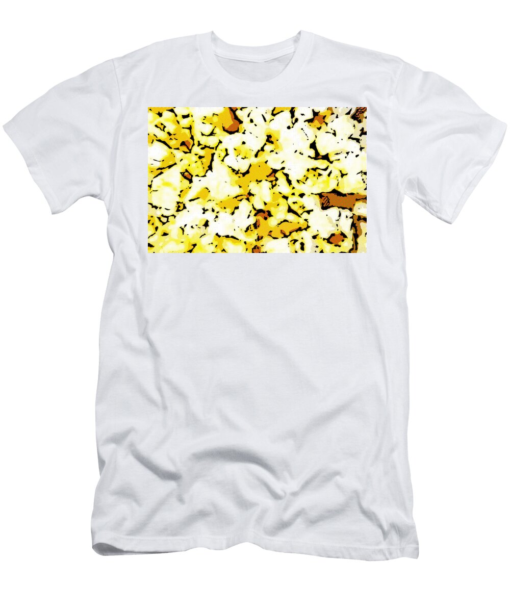 Buttery Popcorn Halftone Abstract Steven Green T-Shirt