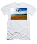 C 130 Hercules Over the Poppies Start Aviation T-Shirt