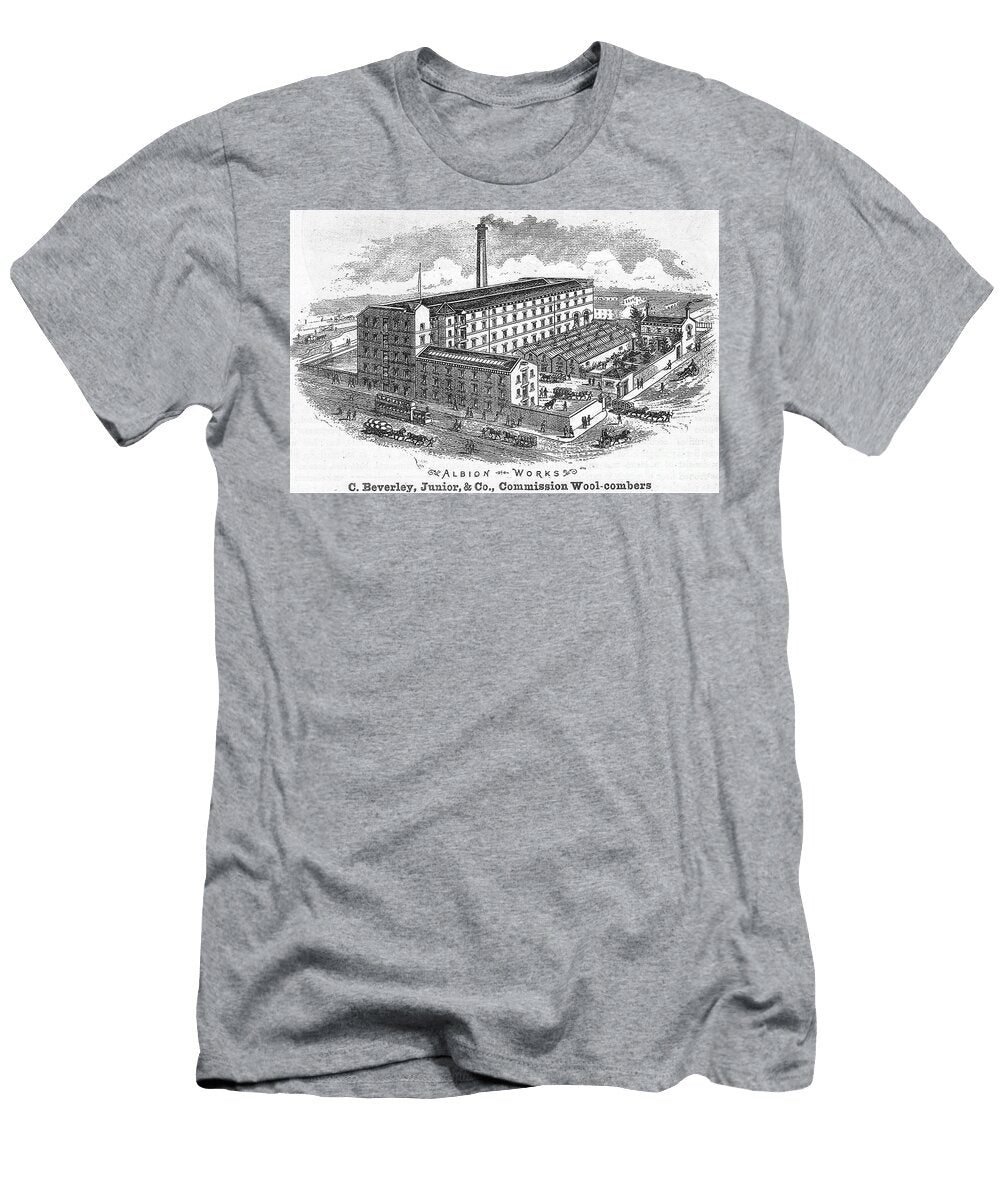 C Beverley Junior and Company Commission Wool Combers Albion Works Bradford 1893 Mick Flynn T-Shirt